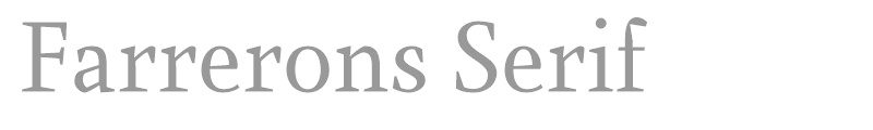 Farrerons Serif